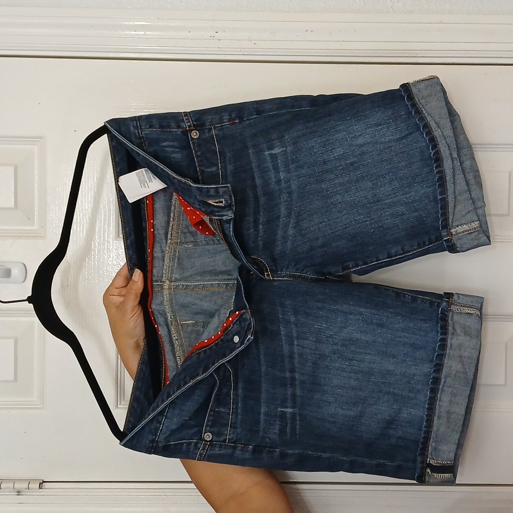 Tommy Hifiger Denim Women's Shorts With Zipper Pockets - Picture 2 of 5